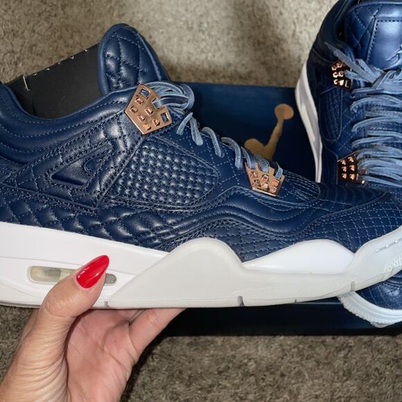 Size 10 - Nike Air Jordan 4 Retro Premium (Obsidian/Obsidian-White) DS NIB main image 15